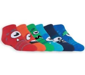 Pachet de 6 șosete scurte cu Monster