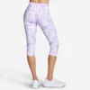 Pantaloni capri cu talie înaltă și imprimeu GO FLEX