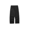 Pantaloni casual colorați cu croi drept „Negru”