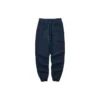 Pantaloni casual colorați cu talie înaltă și căptușeală din fleece „Navy”