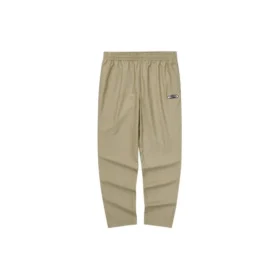 Pantaloni casual cu talie medie și croi drept „Tan”