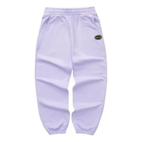 Pantaloni casual cu talie înaltă „Purpuriu Negru Albastru Gri”