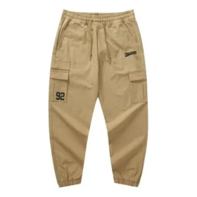 Pantaloni casual de lucru cu șnur „Tan”