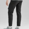 Pantaloni casual din țesătură „Negru”