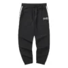 Pantaloni casual din țesătură „Negru Alb”