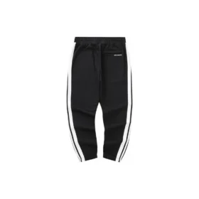 Pantaloni casual din țesătură „Negru Alb”