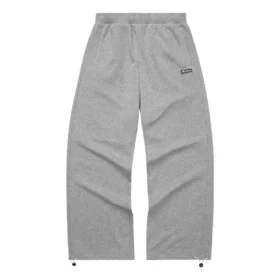 Pantaloni casual drepți cu logo „Grey”