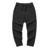 Pantaloni casual drepți țesuți din seria Diamond „Negru”