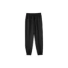Pantaloni casual largi, conici, cu imprimeu cu litere „Negru Gri Alb”