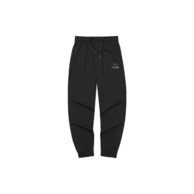 Pantaloni casual Skechers x SpongeBob SquarePants cu imprimeu logo „Alb Negru”