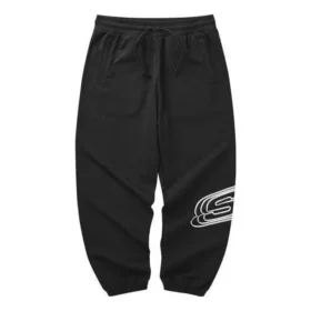 Pantaloni de trening din tricot „Negru”