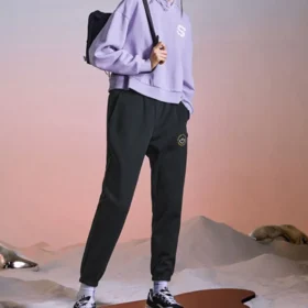 Pantaloni de trening din tricot „Negru”
