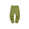 Pantaloni drepți de lucru cu logo imprimat „Gri Negru Verde”