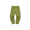 Pantaloni drepți de lucru cu logo imprimat „Gri Negru Verde”