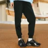 Pantaloni țesuți la modă „Negru”