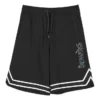 Pantaloni scurți cu logo imprimat „Black White”