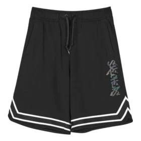Pantaloni scurți cu logo imprimat „Black White”