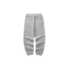 Pantaloni sport conici din fleece „Negru Gri”