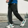 Pantaloni sport din țesătură „Negru”