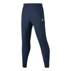 Pantaloni sport din țesătură „Negru-bleu marine”