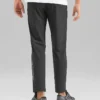 Pantaloni sport din țesătură „Negru-bleu marine”