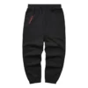Pantaloni sport din tricot cu imprimeu cu litere din seria CNY „Negru”