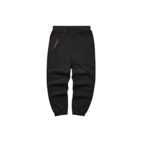 Pantaloni sport din tricot cu imprimeu cu litere din seria CNY „Negru”