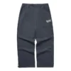 Pantaloni sport din tricot drept, de talie medie, în culori uni „Gri”
