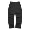 Pantaloni sport elastici cu talie înaltă și imprimeu cu litere „Negru-Verde măslin”