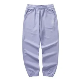 Pantaloni sport tricotați cu logo imprimat la talie „Purple”