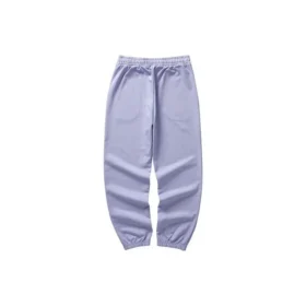 Pantaloni sport tricotați cu logo imprimat la talie „Purple”