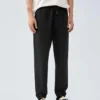 Pantaloni sport tricotati, conici, pentru timp liber „Negru, verde-albastru, verde marin, alb”