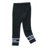 Pantaloni strâmți din fleece cu șnur „Negru Alb”
