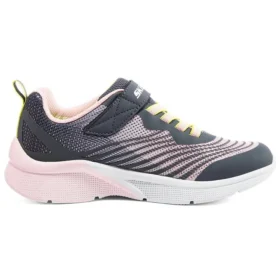 Pantofi pentru fete Microspec Rejoice Racer „Gri-roz”