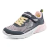 Pantofi pentru fete Microspec Rejoice Racer „Gri-roz”