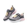 Pantofi pentru fete Microspec Rejoice Racer „Gri-roz”