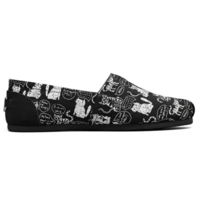 Pantofi slip-on Bob s Plush Negru/Alb