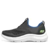 Pantofi slip-on comodi „Gri-albastru”