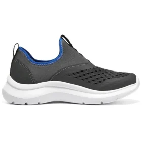Pantofi slip-on comodi „Gri-albastru”