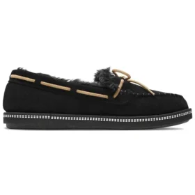 Pantofi slip-on Cozy Campfire cu talpă joasă, negru