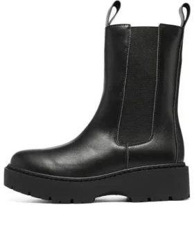 Pantofi slip-on, cu talpă medie „Negru”