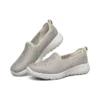 Pantofi slip-on Go Walk Joy Gri/Castan