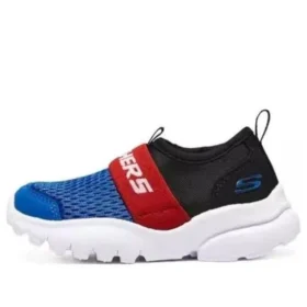 Pantofi slip-on sport „Albastru Roșu Negru”
