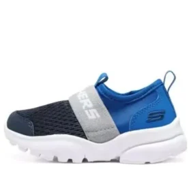 Pantofi slip-on sport „Negru Gri Albastru”