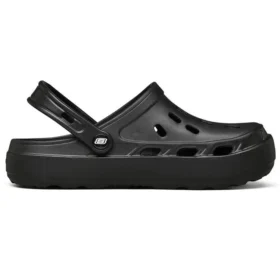 Papuci de casă sport minimalisti si confortabili Swifters, negru pur