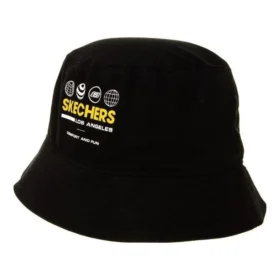 Pălărie de pescar cu logo imprimat „Negru-Galben”