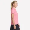 Polo cu mâneci scurte și fermoar frontal Birdie de la GO GOLF