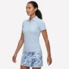 Polo cu mâneci scurte și fermoar frontal Birdie de la GO GOLF