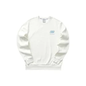 Pulover casual colorat de marcă „Alb-verde”