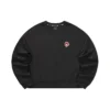 Pulover casual cu guler rotund „Negru Roșu”